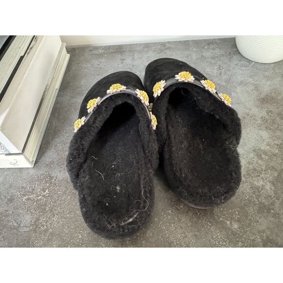 Fabrizio Viti Suede and black sheepskin mules Size 38 8 - Picture 3 of 5